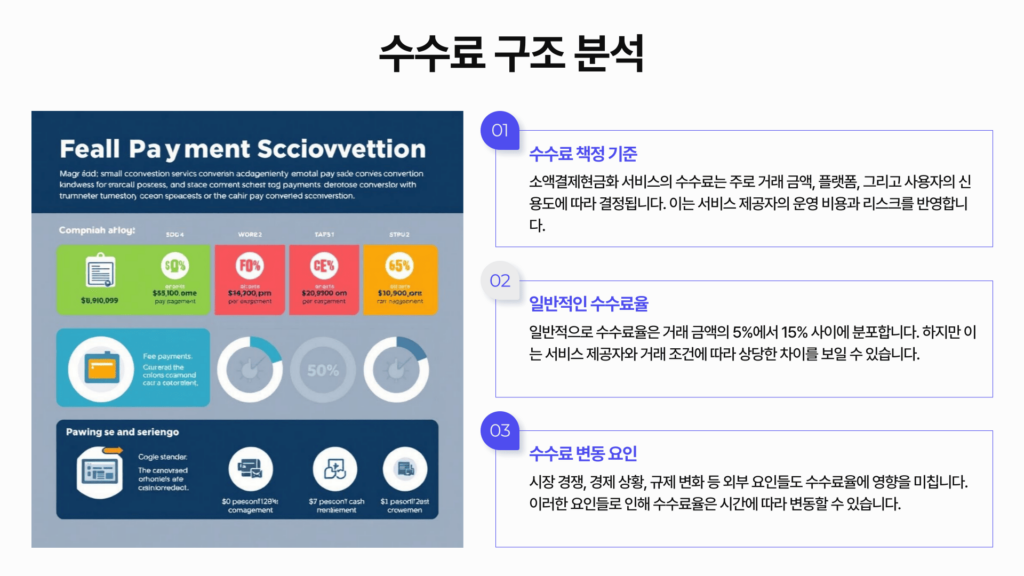 수수료 구조 분석